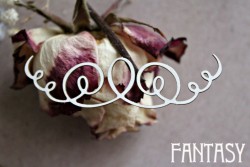 Чипборд Fantasy "Завитки 1043 " размер 7,6*2 см