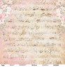 Двусторонний лист бумаги FANTASY коллекция "Симфония нежности -3", размер 30*30 см, 235 гр