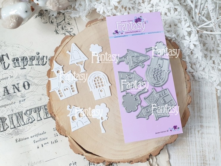 Нож для вырубки Fantasy «Домики 1660»