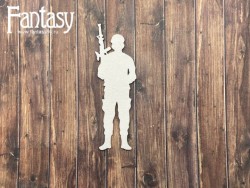 Чипборд Fantasy "Солдат 2628", размер 2,9*8,6 см