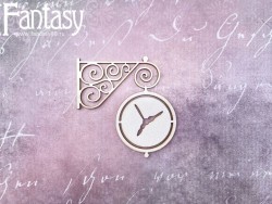 Чипборд Fantasy Вдали "Часы 2825" размер 6,1*5,9 см