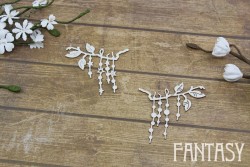 Чипборд Fantasy "Растяжка 2120" 2 шт размер 5,3*5 см 5,3*4,8 см