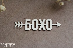 Чипборд Fantasy "Стрелка Бохо 1127" размер 1,1*6 см