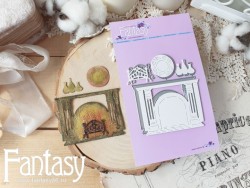Нож для вырубки Fantasy «Камин  1600» размер 7,1*7,8 см