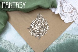 Чипборд Fantasy "Солнечное затмение", размер 9*7.5 см