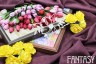 Чипборд Fantasy "Раскрывшийся тюльпан 1999" размер 10,1*5,7 см