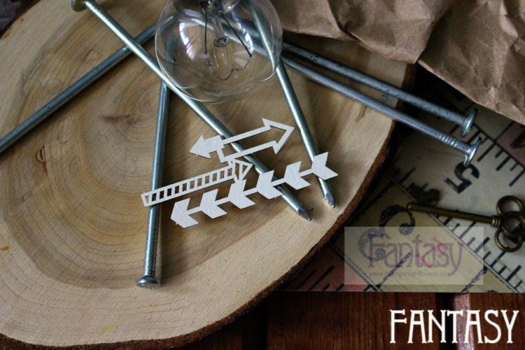Чипборд Fantasy "Стрелочки 3", размер 7*3 см