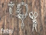 Чипборд Fantasy «Винтаж 2860» размер от 2,9*7,9 см до 6,1*12,2 см