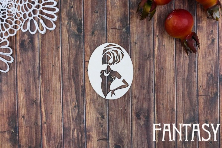 Чипборд Fantasy «Восточная девушка 2448» размер 5*4 см