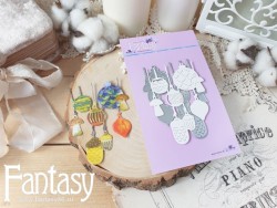 Нож для вырубки Fantasy «Новогодние игрушки  1597» размер 6,6*8,9 см