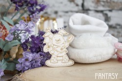 Чипборд Fantasy "Зайка 283", размер 4,5*6 см