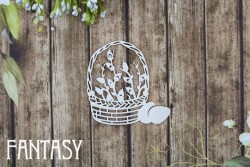 Чипборд Fantasy «Пасхальная корзина 2406» размер 6,7*6,8 см