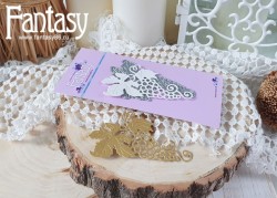 Нож для вырубки Fantasy ""Вьющийся виноград 1434", размер 7.5*4.2 см