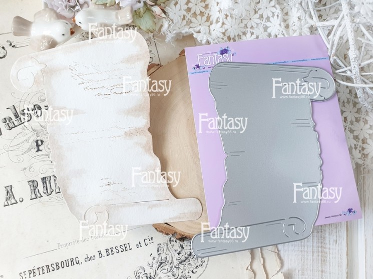 Нож для вырубки Fantasy «Свиток 1673» размер 15*10 см
