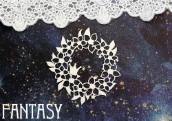 Чипборд Fantasy "Цветочная рамка 1353" размер 8,7*8,7 см