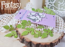 Нож для вырубки Fantasy "Листочки шелковицы 1432"