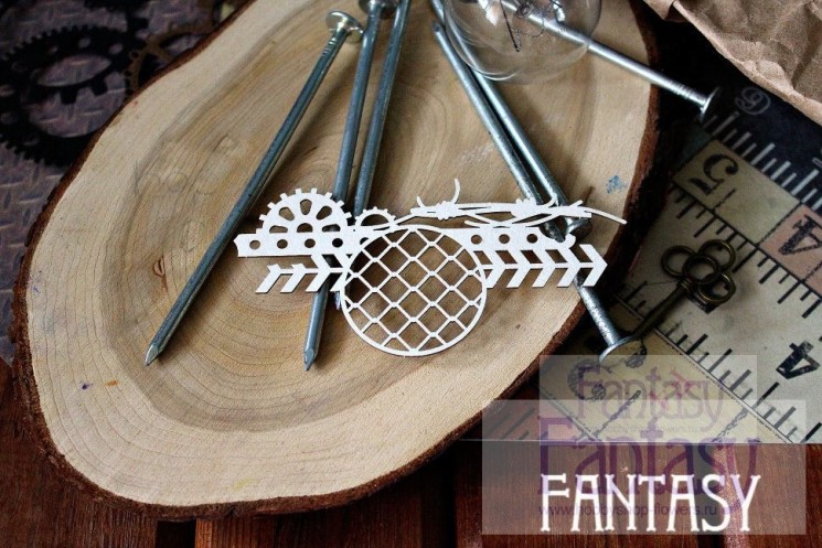 Чипборд Fantasy "Стимпанк 355", размер 10,5*5,5 см