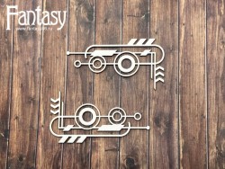 Чипборд Fantasy "Микросхема 2 шт 2630",размер 7,1*5,7 см