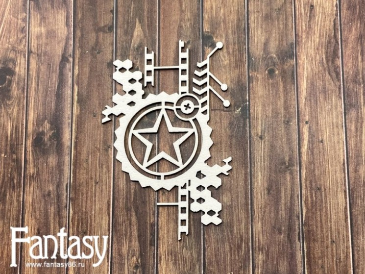 Чипборд Fantasy "Звезда в прицеле 2649", размер 5,8*9 см