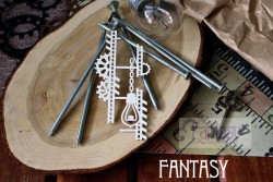 Чипборд Fantasy "Стимпанк 364", размер 10*5 см