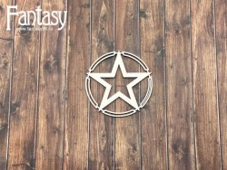 Чипборд Fantasy "Звезда", размер 5,4 см