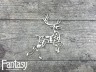 Чипборд Fantasy «Снежный олень 3091» размер 5,9*9,2 см