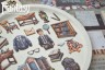 Высечки на картоне Fantasy "Школьные истории -12", картон 1 мм