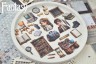 Высечки на картоне Fantasy "Школьные истории -13", картон 1 мм
