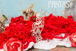 Чипборд Fantasy "Эликсир Drink me 1790" размер 8,5*4см