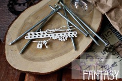 Чипборд Fantasy "Стимпанк 386", размер 9,5*4 см