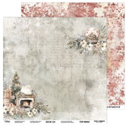 Двусторонний лист бумаги FANTASY коллекция "Время чудес -2", размер 30*30 см, 190 гр