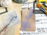 Трафарет Fantasy "Квадраты", толщина пластика 0,5 мм,  размер 10 см