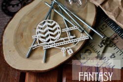 Чипборд Fantasy "Стимпанк 398", размер 11*8 см