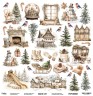 Двусторонний набор бумаги FANTASY "Время чудес" размер 30*30 см, 7 листов + бонус, 190 гр