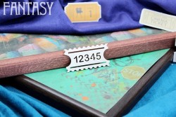 Чипборд Fantasy "Билет «12345» 2061" размер 4,5*2,3см