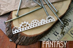 Чипборд Fantasy "Стимпанк 415", размер 12*2.5 см