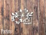 Чипборд Fantasy «Лилия с элементами и бабочками 2624» размер 5,5*7,7 см