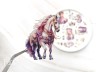 Тканевые высечки на картоне Fantasy "Сказка - 4", толщина картона 1 мм, 25 шт в наборе