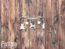 Чипборд Fantasy «Мобиль со зверушками 2702» размер 4*7 см