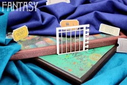 Чипборд Fantasy "Блокнот в полоску 2033" размер 6,3*5,5см