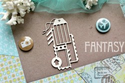 Чипборд Fantasy "Путешествие 829" размер 9,2*5,2 см
