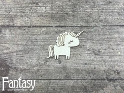 Чипборд Fantasy «Мамино счастье (Единорожка 3267)» размер 4,2*5,2 см