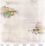 Двусторонний лист бумаги FANTASY коллекция "Винтажная рапсодия - 4", размер 30*30 см, 190 гр