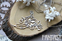 Чипборд Fantasy "Мотоциклист 677" размер 9,8*6  см