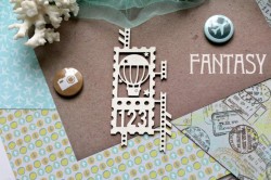 Чипборд Fantasy "Путешествие 852 " размер 11,2*5,2