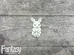 Чипборд Fantasy «Мамино счастье (Зайка 3285)» размер 3*5,3 см