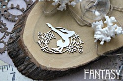 Чипборд Fantasy "Гимнастка 2 674" размер 7,5*4,5  см