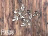 Чипборд Fantasy набор «Распустившиеся лилии 2612» размер от 3,3*2 см до 4,7*7,4 см