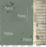 Двусторонний лист бумаги FANTASY коллекция "Школьные истории - 1", размер 30*30 см, 230 гр