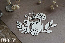 Чипборд Fantasy "Грибы 1272" размер 8,7*5,6 см